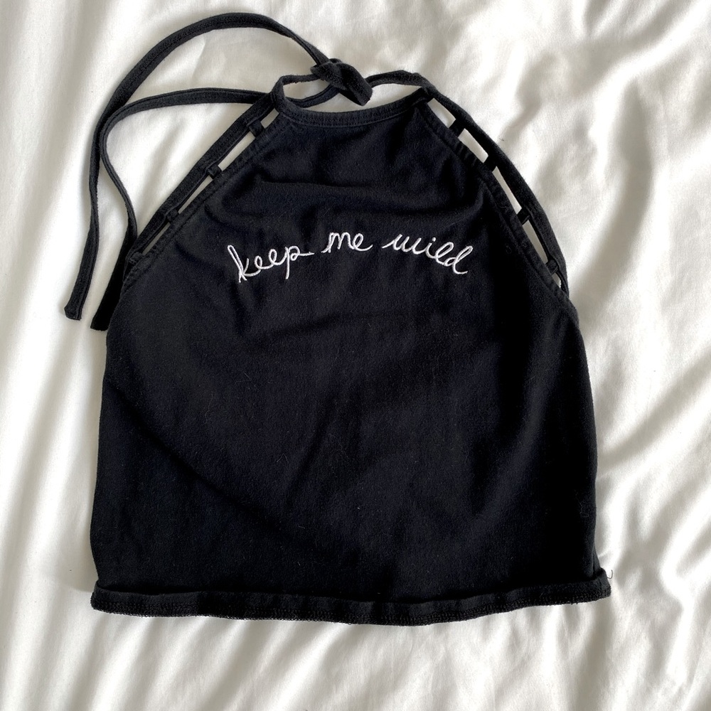 Keep me wild halter crop